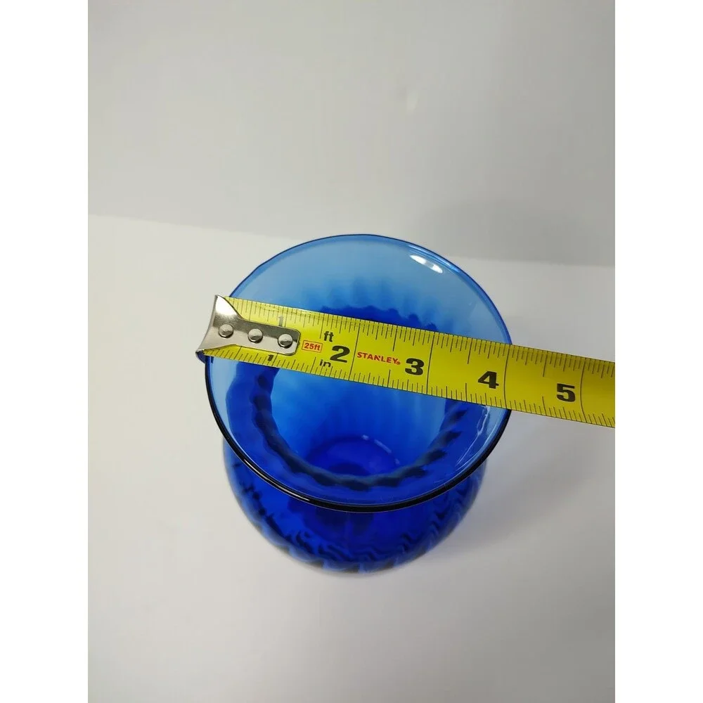 Vintage Indiana Glass Cobalt Blue 8